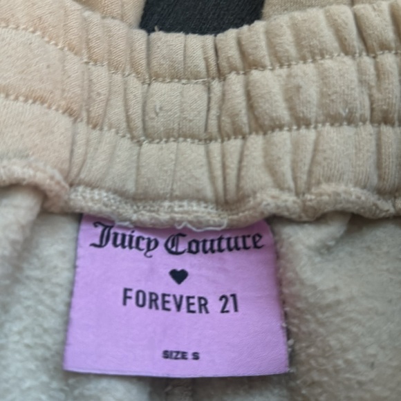 Small Juicy Couture beige track pants - Picture 3 of 3